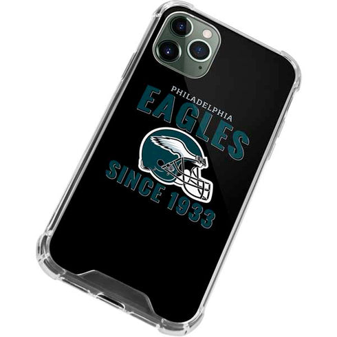 NFL Philadelphia Eagles Helmet iPhone 12 Pro Clear Case