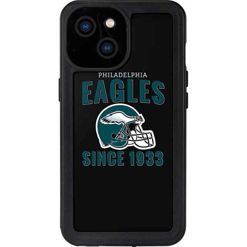 NFL Philadelphia Eagles Helmet iPhone 13 Mini Waterproof Case