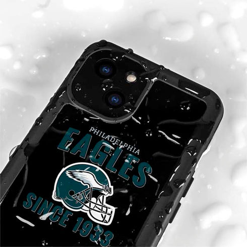 NFL Philadelphia Eagles Helmet iPhone 13 Mini Waterproof Case