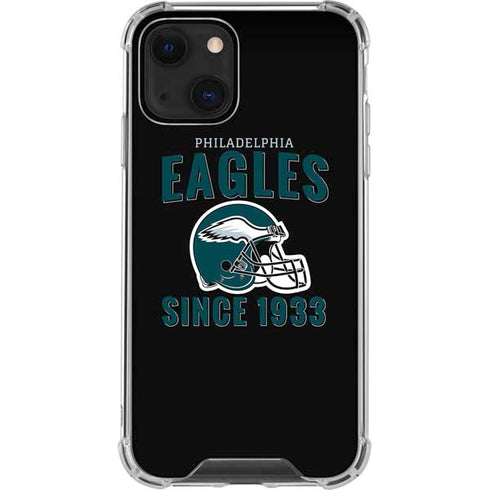 NFL Philadelphia Eagles Helmet iPhone 14 Clear Case
