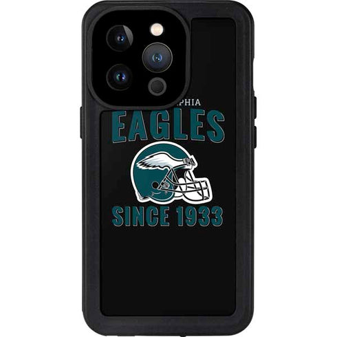 NFL Philadelphia Eagles Helmet iPhone 14 Pro Waterproof Case