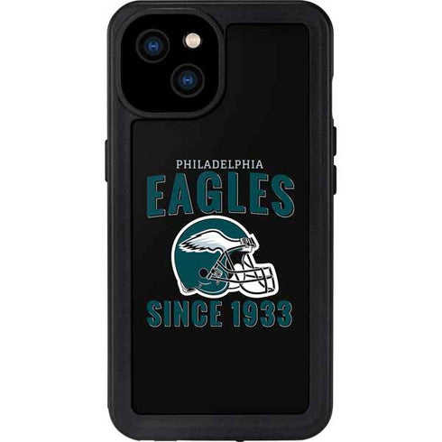 NFL Philadelphia Eagles Helmet iPhone 15 Plus Waterproof Case