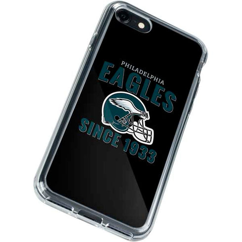 NFL Philadelphia Eagles Helmet iPhone SE (2nd & 3rd Gen) Clear Case