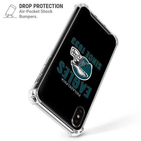 NFL Philadelphia Eagles Helmet iPhone X/XS Clear Case