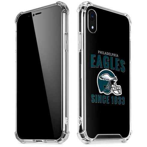NFL Philadelphia Eagles Helmet iPhone XR Clear Case