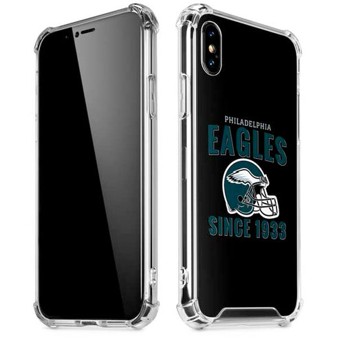 NFL Philadelphia Eagles Helmet iPhone XS Max Clear Case