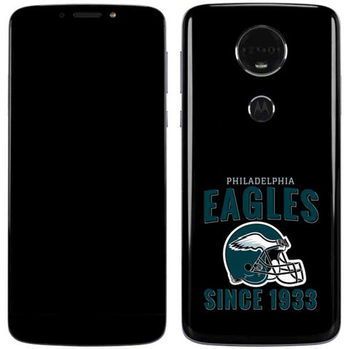 NFL Philadelphia Eagles Helmet Moto E5 Plus Skin