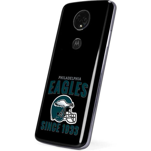 NFL Philadelphia Eagles Helmet Moto E5 Plus Skin
