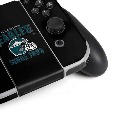 NFL Philadelphia Eagles Helmet Nintendo Switch OLED (2021) Skin