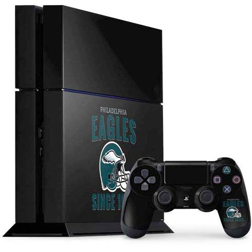 NFL Philadelphia Eagles Helmet PS4 Console and Controller Bundle Skin