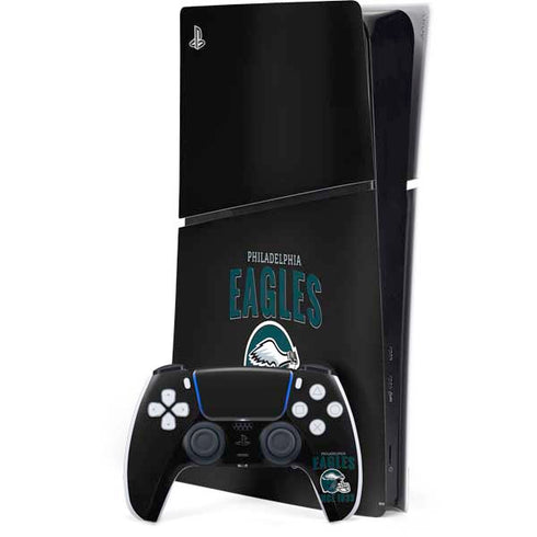 NFL Philadelphia Eagles Helmet PS5 Slim Digital Edition Console Skin