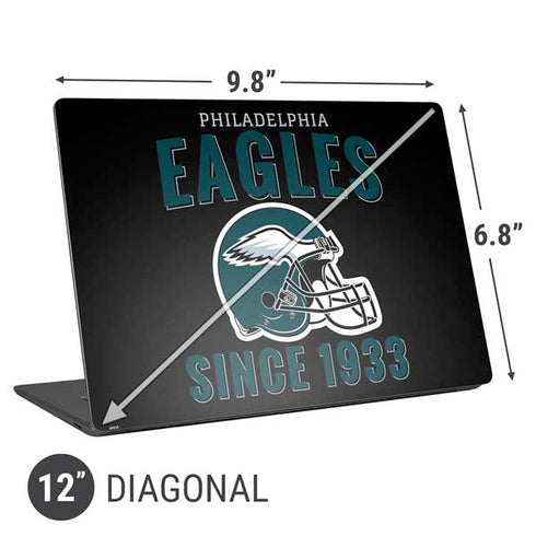 NFL Philadelphia Eagles Helmet Universal Laptop 12in (9.8 x 6.8in) Skin