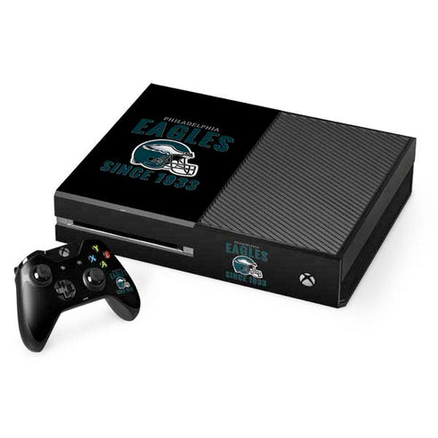 NFL Philadelphia Eagles Helmet Xbox One Console and Controller Bundle Skin