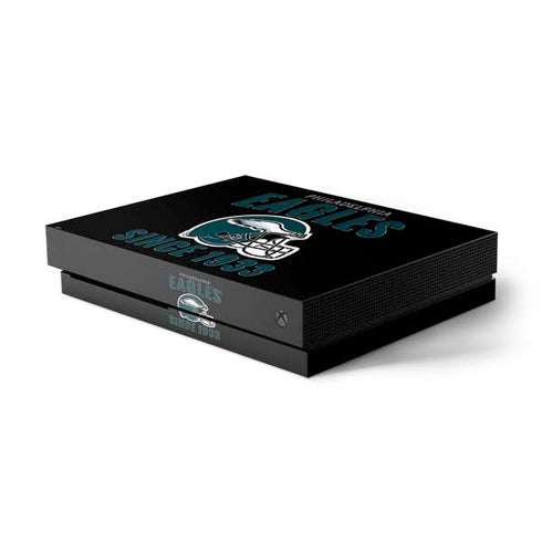 NFL Philadelphia Eagles Helmet Xbox One X Console Skin