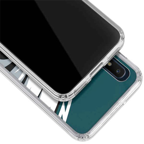 NFL Philadelphia Eagles Large Logo Galaxy A10e Clear Case