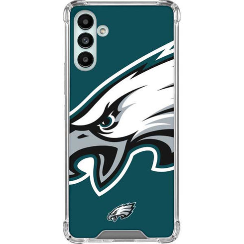 NFL Philadelphia Eagles Large Logo Galaxy A13 5G Clear Case
