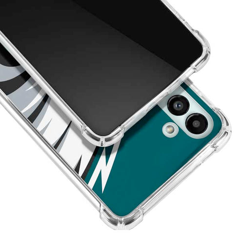 NFL Philadelphia Eagles Large Logo Galaxy A13 5G Clear Case