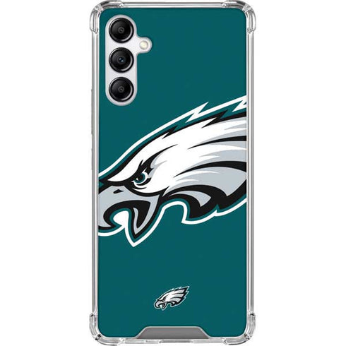NFL Philadelphia Eagles Large Logo Galaxy A14 5G Clear Case