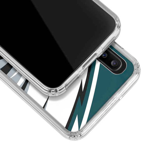 NFL Philadelphia Eagles Large Logo Galaxy A20 Clear Case