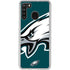 NFL Philadelphia Eagles Large Logo Galaxy A21 Clear Case