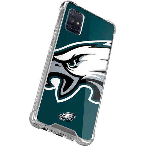 NFL Philadelphia Eagles Large Logo Galaxy A51 5G Clear Case