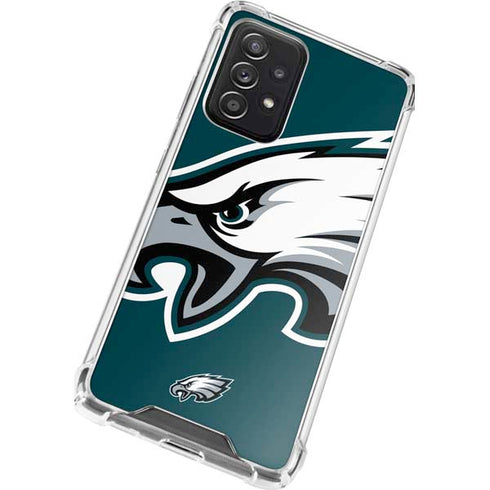 NFL Philadelphia Eagles Large Logo Galaxy A52 5G Clear Case
