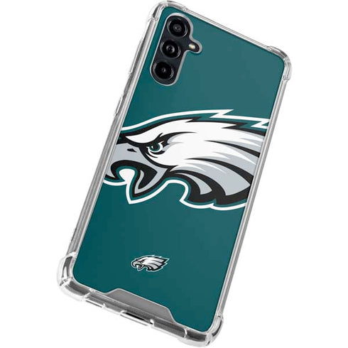 NFL Philadelphia Eagles Large Logo Galaxy A54 5G Clear Case