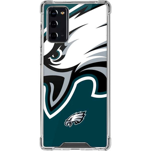 NFL Philadelphia Eagles Large Logo Galaxy Note20 5G Clear Case
