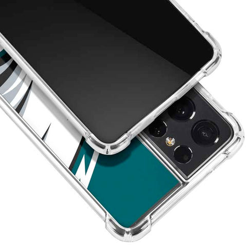 NFL Philadelphia Eagles Large Logo Galaxy S21 Ultra 5G Clear Case