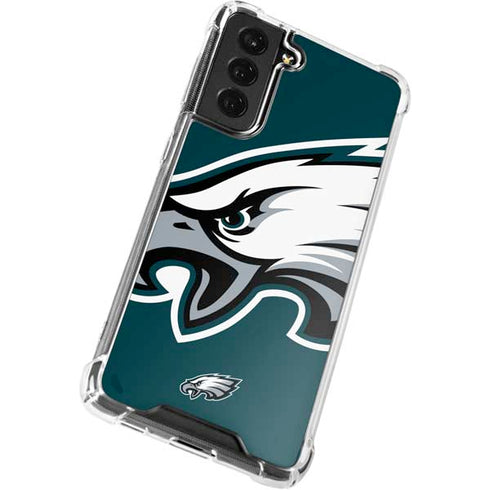 NFL Philadelphia Eagles Large Logo Galaxy S22 Clear Case