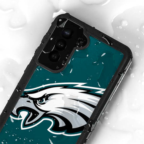 NFL Philadelphia Eagles Large Logo Galaxy S23 Waterproof Case