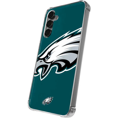 NFL Philadelphia Eagles Large Logo Galaxy S24 Plus Clear Case