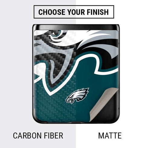 NFL Philadelphia Eagles Large Logo Galaxy Z Flip Skin