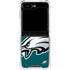 NFL Philadelphia Eagles Large Logo Galaxy Z Flip5 5G Clear Case