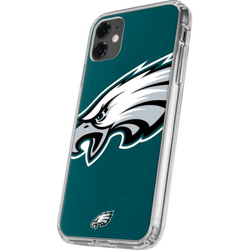 NFL Philadelphia Eagles Large Logo iPhone 11 Clear Case