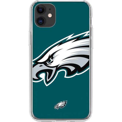 NFL Philadelphia Eagles Large Logo iPhone 11 Clear Case