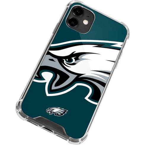 NFL Philadelphia Eagles Large Logo iPhone 12 Clear Case