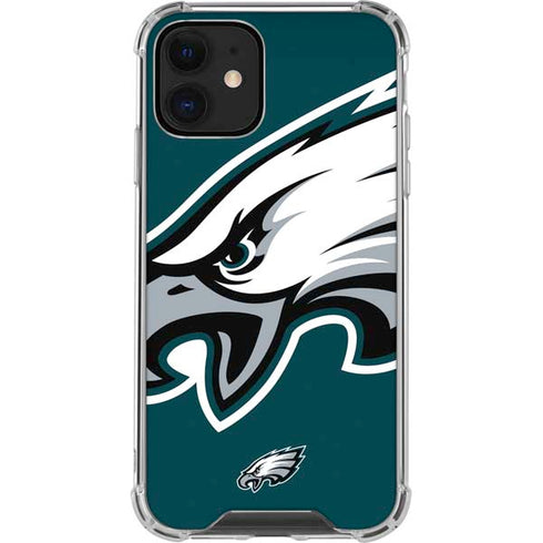 NFL Philadelphia Eagles Large Logo iPhone 12 Mini Clear Case