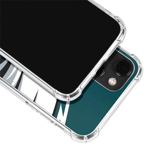 NFL Philadelphia Eagles Large Logo iPhone 13 Mini Clear Case