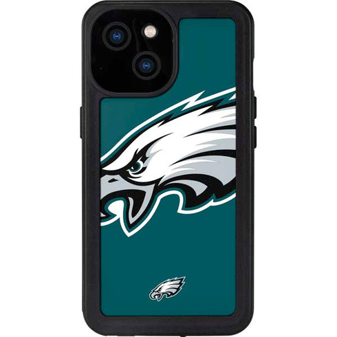 NFL Philadelphia Eagles Large Logo iPhone 15 Waterproof Case