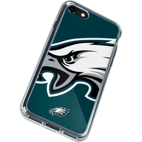 NFL Philadelphia Eagles Large Logo iPhone SE (2nd & 3rd Gen) Clear Case