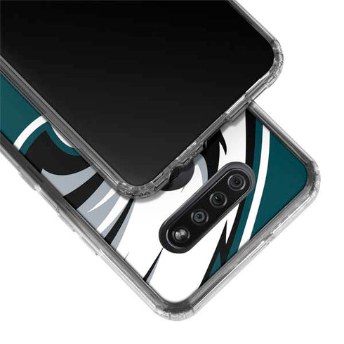 NFL Philadelphia Eagles Large Logo LG K51/Q51 Clear Case