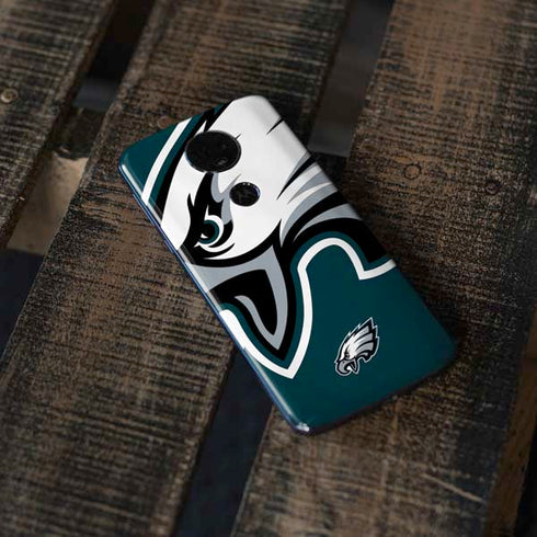NFL Philadelphia Eagles Large Logo Moto E5 Plus Skin