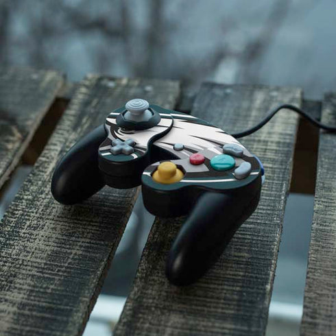 NFL Philadelphia Eagles Large Logo Nintendo GameCube Controller Skin