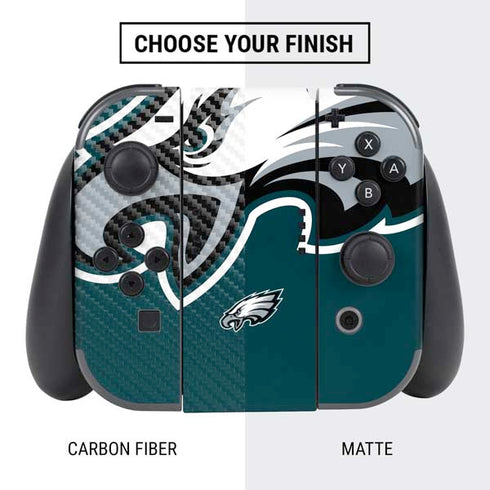 NFL Philadelphia Eagles Large Logo Nintendo Switch Bundle Skin