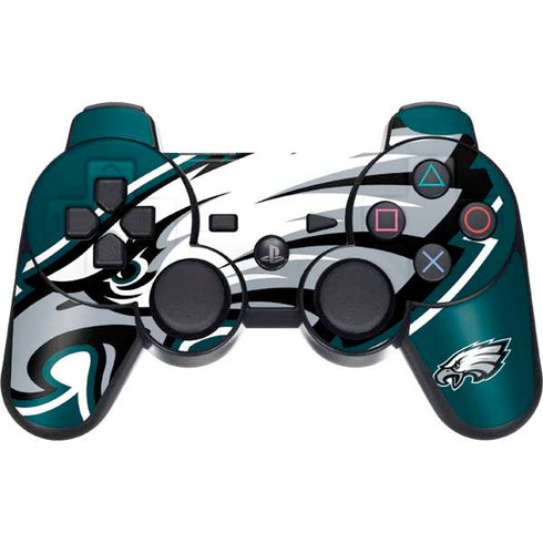 NFL Philadelphia Eagles Large Logo PS3 Dual Shock wireless controller Skin