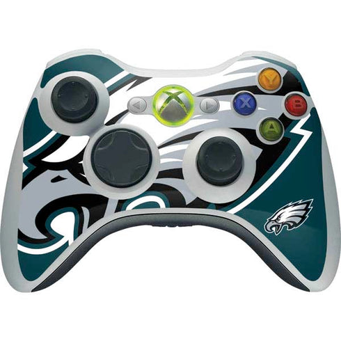 NFL Philadelphia Eagles Large Logo Xbox 360 Wireless Controller Skin