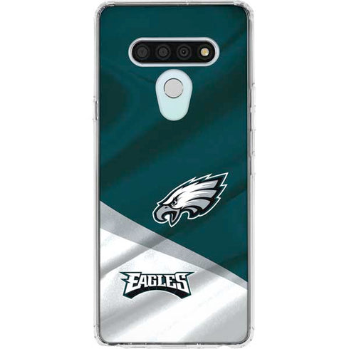 NFL Philadelphia Eagles LG Stylo 6 Clear Case