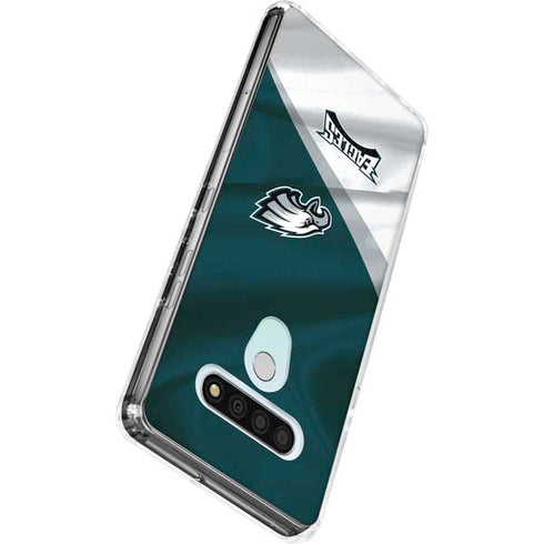 NFL Philadelphia Eagles LG Stylo 6 Clear Case