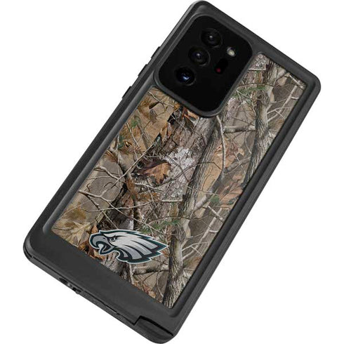 NFL Philadelphia Eagles Realtree AP Camo Galaxy Note20 Ultra 5G Waterproof Case